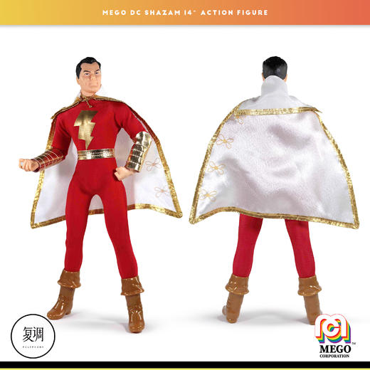 现货 Mego DC 沙赞  Shazam! 14英寸 可动人偶 商品图5
