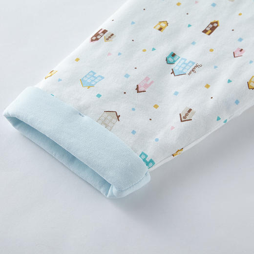 英氏婴儿保暖裤子宝宝夹棉居家服秋冬新款YZJHJ31012A 商品图2