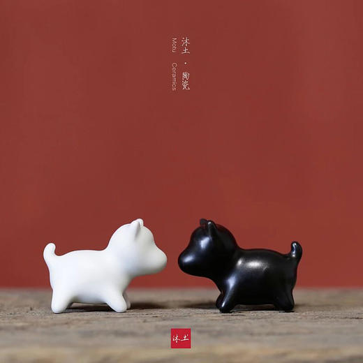 原创经典萌狗“福”系列陶瓷摆件【下单赠价值29.9元炫彩杯】 商品图1