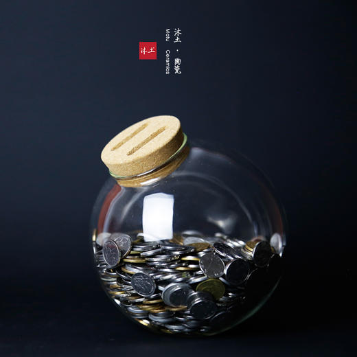原创设计经典“福猪”清透玻璃存钱罐 商品图4