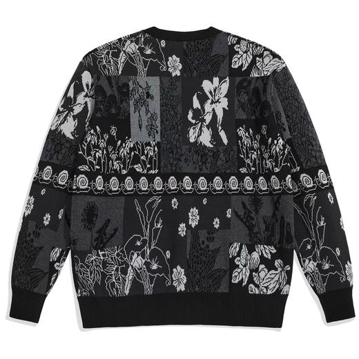太平鸟男装 2021秋季新款纯棉花卉刺绣毛衫B1EAB3201 商品图3