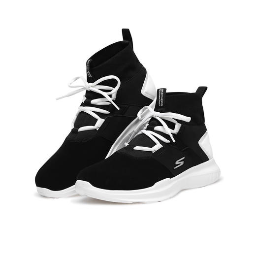 skechers斯凯奇新款男士休闲运动跑步鞋高帮百搭轻便潮鞋子55118