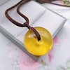 琥珀平安扣项链 商品缩略图2