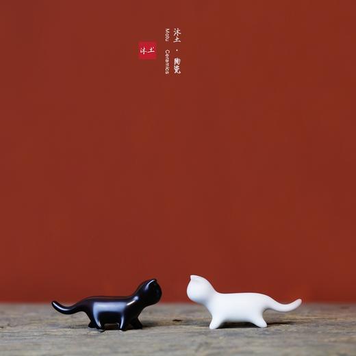 原创经典萌猫“漫步”系列陶瓷摆件礼物【下单赠价值29.9元炫彩杯】 商品图1