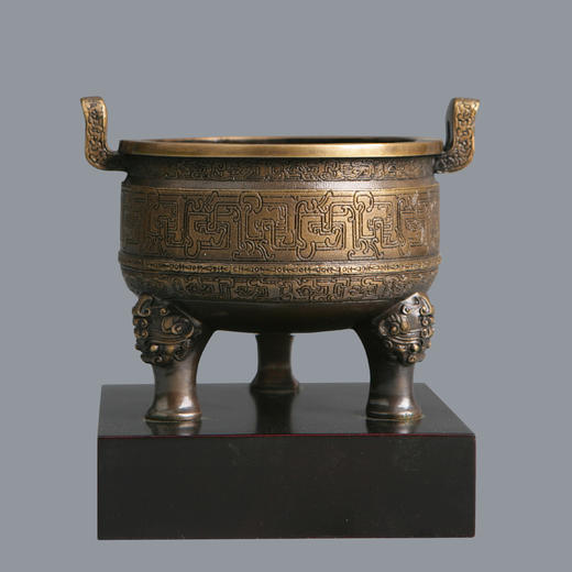 宇达青铜创意艺术品《赵鼎》鼎 摆件高12cm 商品图0