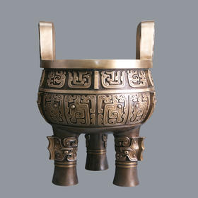 宇达青铜创意艺术品《盛世龙鼎》鼎 摆件 高80cm