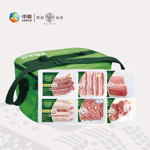 中粮家佳康精品猪肉（鲜肉冷冻）套餐B 2330g 商品图0