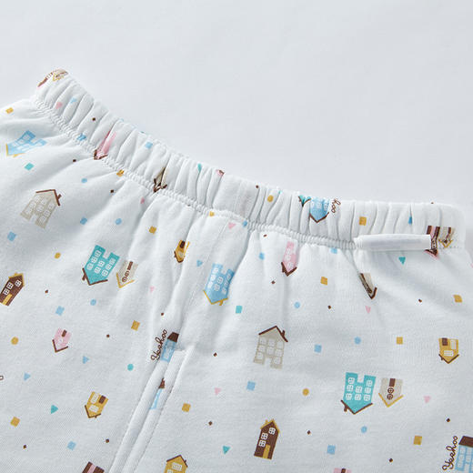 英氏婴儿保暖裤子宝宝夹棉居家服秋冬新款YZJHJ31012A 商品图5