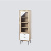 NS家居nsfurniture进口实木玻璃书柜/置物柜/展示柜NSCB-ALB WHT L03-100/60 商品缩略图4