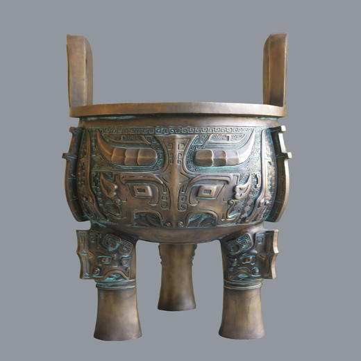 宇达青铜创意艺术品《财鼎T#》鼎摆件 高120cm 商品图0