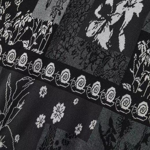 太平鸟男装 2021秋季新款纯棉花卉刺绣毛衫B1EAB3201 商品图2