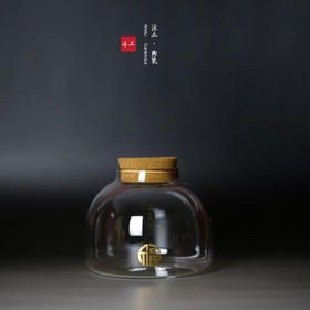 原创手工清透玻璃存钱罐