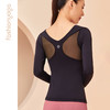 F06370凡圣瑜伽塑型美体瑜珈服长袖T恤 商品缩略图5