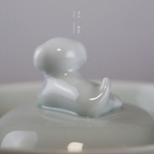 原创轻奢萌狗聚宝盆陶瓷收纳盘 商品图2