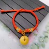 蜜蜡红绳平安扣手链 商品缩略图2
