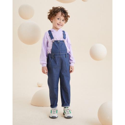 谜底童装21秋新款长款背带裤可爱舒适儿童休闲背带裤213KK2209 商品图3