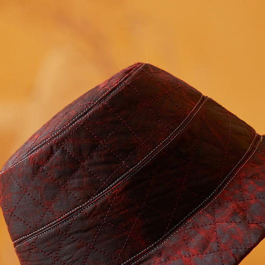 TANGY Collection/天意精品2021年秋冬新品复古龟裂纹莨绸渔夫帽 商品图2