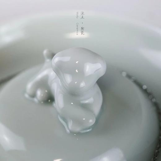 原创轻奢萌狗聚宝盆陶瓷收纳盘 商品图5