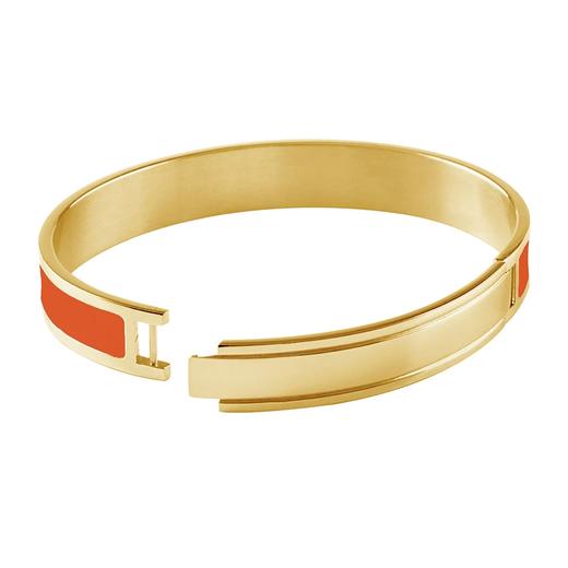 北京仓｜Dyrberg Kern-Pennika-珊瑚色 椭圆形 手镯［丹麦设计师］ 商品图2