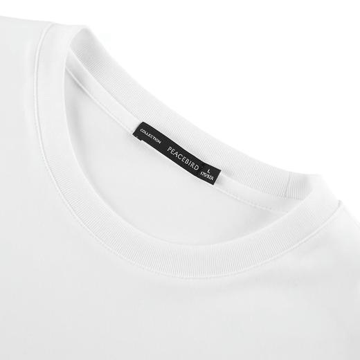 太平鸟男装 秋季新款金线刺绣时尚短袖T恤B1DAB3114 商品图1