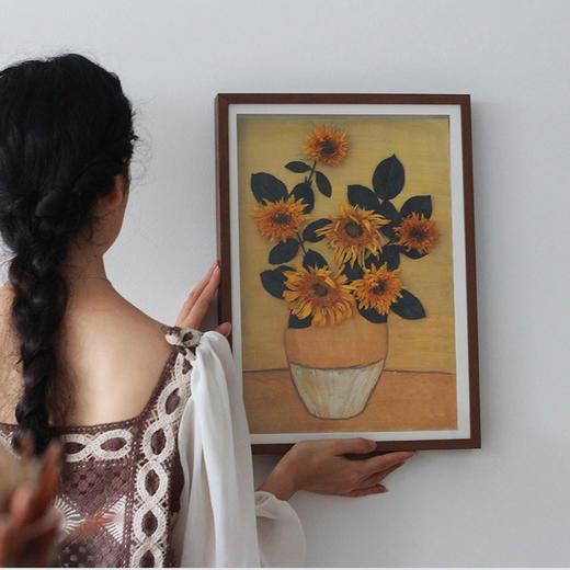 押花相框-梵高向日葵 商品图1