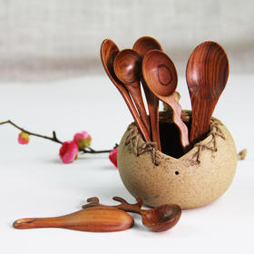 创意休闲非洲酸枝木勺子