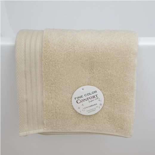 日本那须藤唯美素色无捻02-米色方巾 商品图0