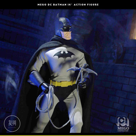 现货 Mego DC 蝙蝠侠 超人 14英寸 挂卡 可动人偶 商品图5
