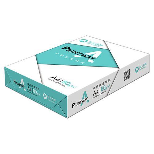 亚太森博亮白PA A4 复印纸 70g/80g 多功能打印复印纸/双胶纸/办公用纸 5包/箱 商品图1