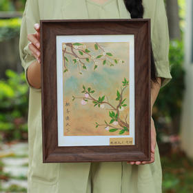 押花相框-桃李满天下