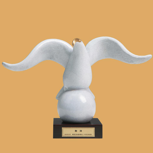 宇达青铜全铜摆件《翱翔》仿复制国礼 家居 装饰 工艺礼品 摆件 商品图0