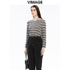 VIMAGE纬漫纪秋季新款显瘦舒适套头针织衫V1601203 商品缩略图4