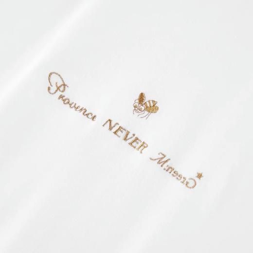 太平鸟男装 秋季新款金线刺绣时尚短袖T恤B1DAB3114 商品图2