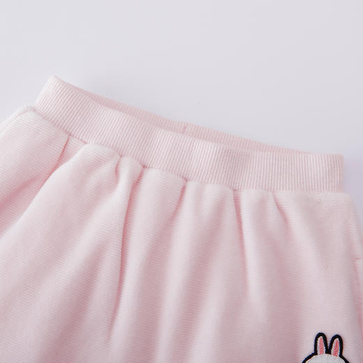 英氏-童衣类（秋）E1连针PP裤, 淡天堂粉, 100CM 商品图1