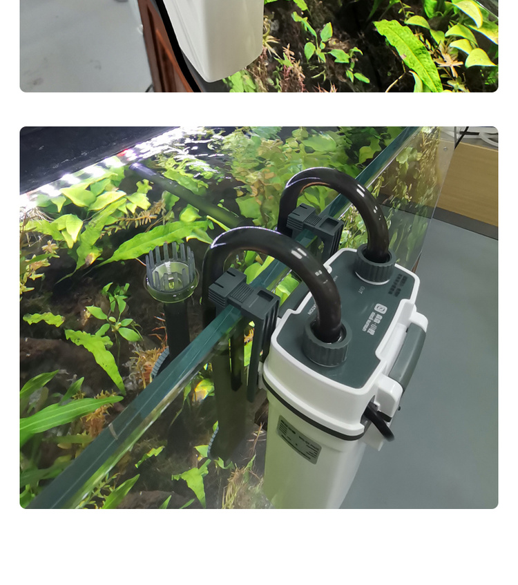 鱼缸过滤器三合一外置壁挂式鱼缸过滤器设备过滤桶草缸外挂过滤