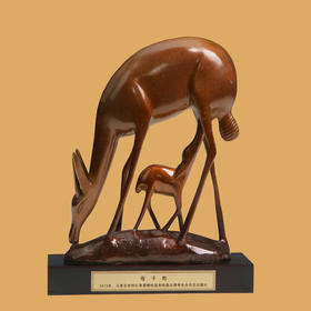宇达青铜全铜摆件《母子羚》仿复制国礼 家居 装饰 工艺礼品 摆件
