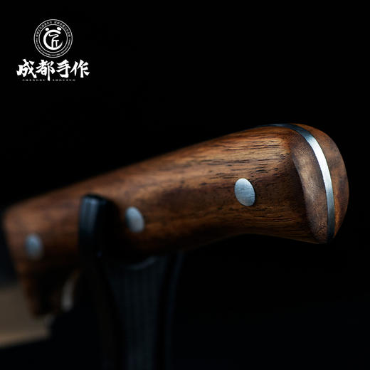 #限量钜惠#【周光兴作刀具】成都手作300切片菜刀 480斩骨砍刀 170多用尖刀 手工锻打切菜切肉砍骨剁骨剔骨刀【非遗技艺】【匠心手作】限量活动，售完即止 商品图5