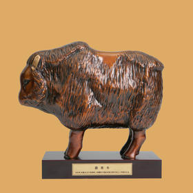 宇达青铜全铜摆件《麝香牛》仿复制国礼 家居 装饰 工艺礼品 摆件