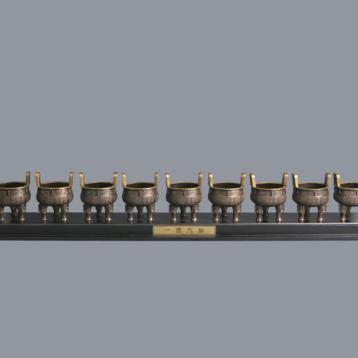 宇达青铜创意艺术品《一言九鼎》鼎 摆件 商品图0