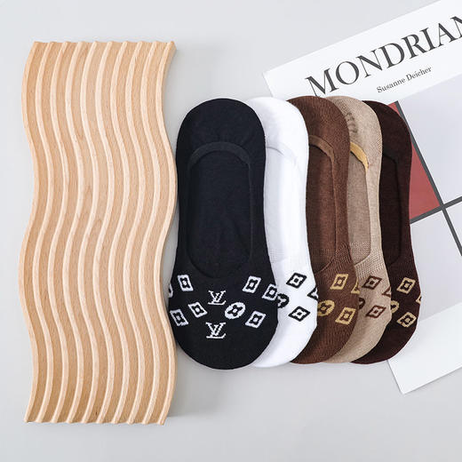 3双装 网红不掉跟隐形棉防臭袜 商品图1