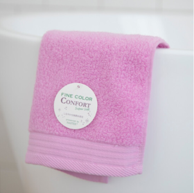 日本那须藤唯美素色无捻11-丁香紫方巾