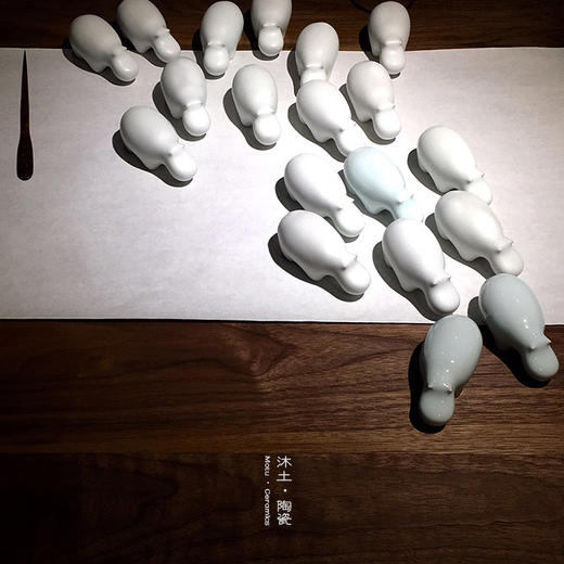 原创经典“饮水”河马系列陶瓷摆件礼物【下单赠价值29.9元炫彩杯】 商品图5