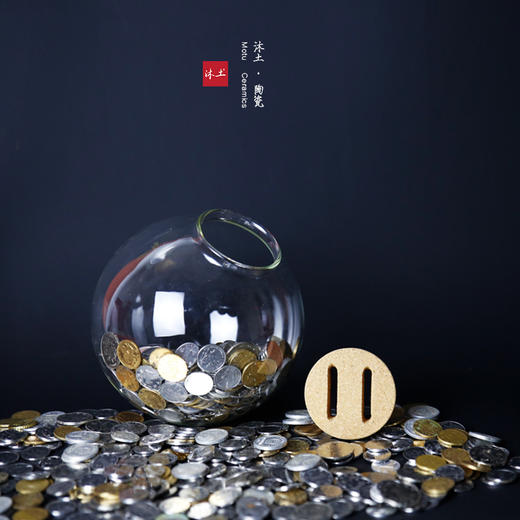 原创设计经典“福猪”清透玻璃存钱罐 商品图3