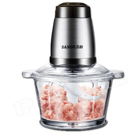 电动不锈钢绞肉机、搅蒜机、绞菜一机多用，带2副刀头，包邮！（拉面团采购）