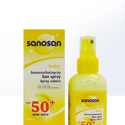 【中欧班列精选】dx 哈罗闪婴儿防晒喷雾 儿童宝宝德国防水防晒霜乳液 150ml 商品图1