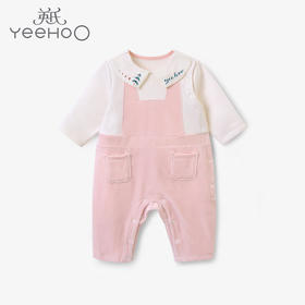 英氏-童衣类（秋）E1英针长蛤, 银牡丹粉, 80CM