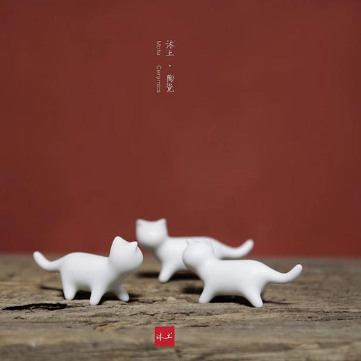 原创可爱萌猫“回眸”系列陶瓷礼物摆件【下单赠价值29.9元炫彩杯】 商品图4