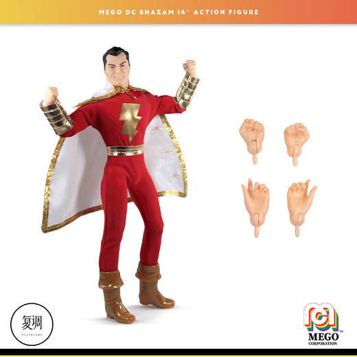 现货 Mego DC 沙赞  Shazam! 14英寸 可动人偶 商品图6