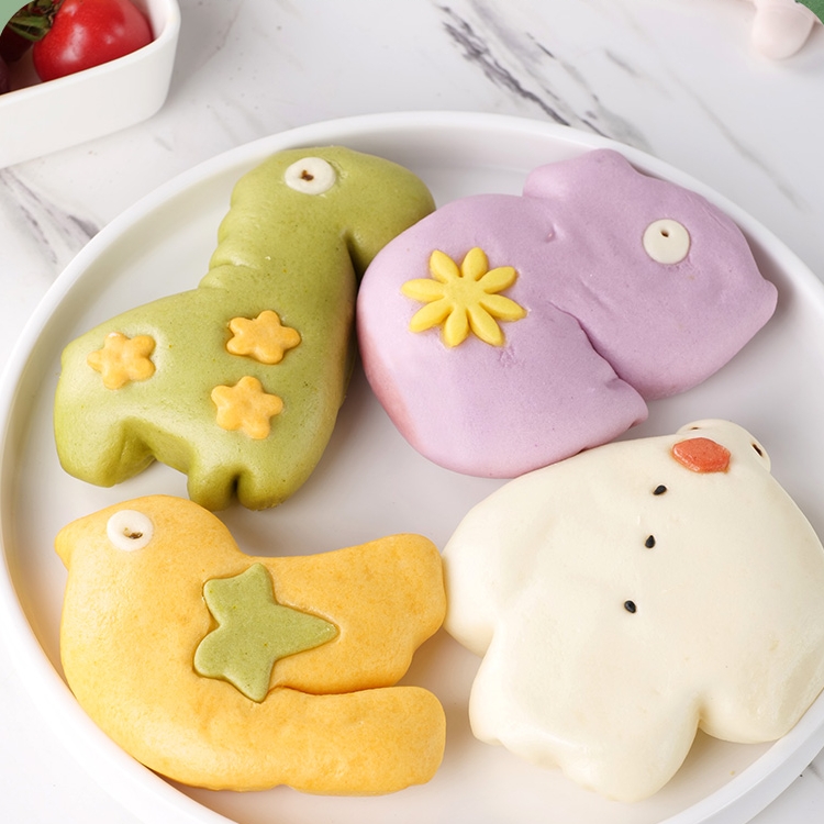 【生鲜预售】窝小芽卡通馒头早餐果蔬馒头9月9日后西宸/悠方自提