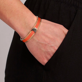 北京仓｜Dyrberg Kern-Pennika-珊瑚色 椭圆形 手镯［丹麦设计师］